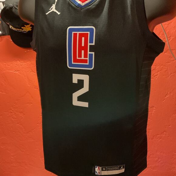 Authentic Jordan Los Angeles Clippers Basketball Jersey Kawhi Leonard Sz Medium - Picture 1 of 5